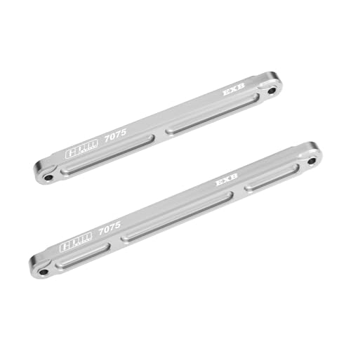 Aluminum 7075-T6 Alloy Center Brace BAR for Arrma 1/8 Notorious 6S V6 Stunt TRUCK-ARA8611V6 Upgrades - Silver