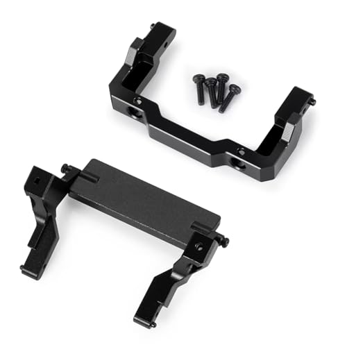 RC Car Frame Parts for Axial for SCX24 1/24 Upgrade Parts Metal Front Bracket Rear Car Body Shell Fixed Mounting Set RC Crawler(Front and Rear) - color: Front and Rear