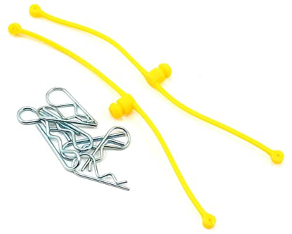 Du-Bro 2247 Yellow Body Klip Retainer (2-Pack) - color: Yellow