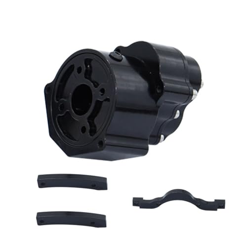 Prefixal Motor Gearbox Transmission Transfer Case for 1/10 Axial SCX10 & SCX10 II 90046 RC Crawler Car(Gearbox Black) - color: Gearbox Black