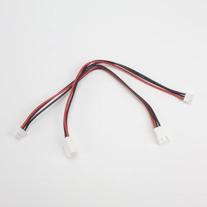 6PCS JST-XH 2S Balance Plug Extension Lead, 22AWG 200mm Silicone Wire for RC Lipo Battery Charger FPV Drone Quadcopter DIY