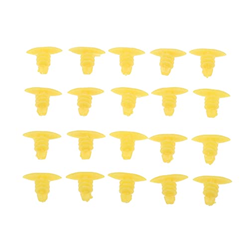 200Pcs Auto Weatherstrip Retainer, Plastic Rivets Clip | Universal Push Bumper Fastener Replacement for Mazda Honda Toyota BMW