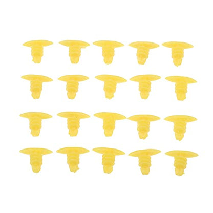 200Pcs Auto Weatherstrip Retainer, Plastic Rivets Clip | Universal Push Bumper Fastener Replacement for Mazda Honda Toyota BMW