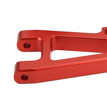 Metal RC Suspension Arm Set for JLB 1/10 Truck, Sturdy and Durable Front Rear Forearm, Perfect for DIY Upgrade, (Red) - color: red