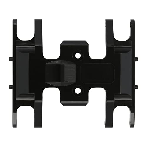 INJORA Brass Skid Plate for 1/24 RC Crawler Axial SCX24（Black） - color: Black