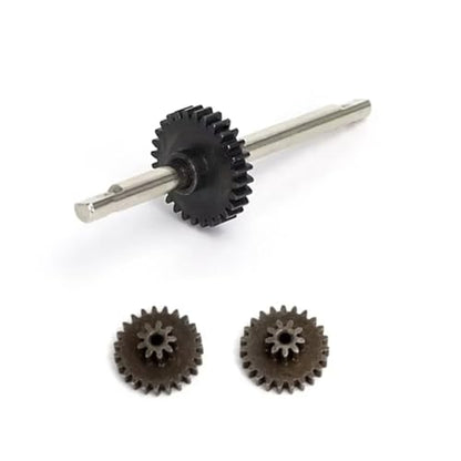 RC Parts Compatible with MN168 for MN82 for MN78 1/12 RC Car Upgrade Parts Replacement Accessories Metal Gearbox Transmission Gear Set