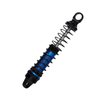 Jiawu 60mm Shocks Absorber for K10 1/18 RC Crawler, Aluminum Alloy Threaded with Nylon Shaft Ends, RC Crawler Upgrade Parts Replacement (Blue)
