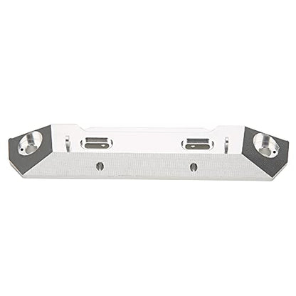 RC Aluminum Alloy Front Bumper for RGT 1/10 Truck, Front Anti - Collision Bar, Lightweight Durable Upgrade Part, Compatible with EX86100 Off - Road Rock Cruiser (Silver R86025S) - color: Silver R86025s