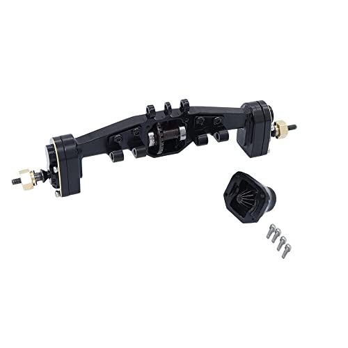 1/18 RC Front Rear Axle Assembly Set Brass Front Rear Portal Axle for Traxxas TRX4M 1/18 RC Crawler (1set)