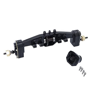 1/18 RC Front Rear Axle Assembly Set Brass Front Rear Portal Axle for Traxxas TRX4M 1/18 RC Crawler (1set)