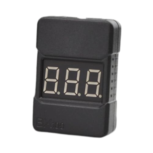 harayaa RC 1-8S Voltage Tester Checker, Alarm Digital Display, RC Spare Parts, Portable