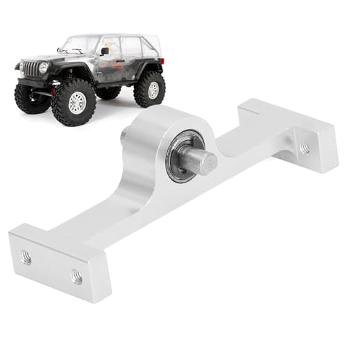 Aluminum Alloy 70MM Transfer CASE Gearbox for 1/10 RC Crawlers Upgrade Parts (Silver) - color: Silver