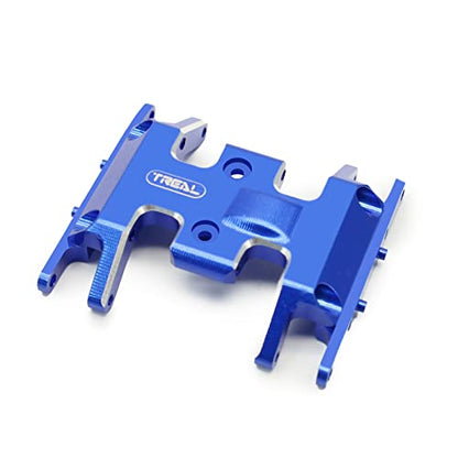 Treal Axial SCX24 Skid Plate Aluminum 7075 CNC Machined for 1/24 SCX24 Deadbolt C10 Betty Jeep (Blue) - color: Blue