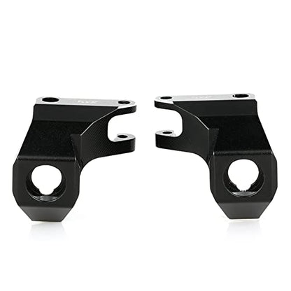 KYX Racing CNC Machined Aluminum Steering Knuckle Upgrades Parts Accessories for 1/10 RC Crawler Car Axial SCX10 PRO SCX10 III Early Bronco