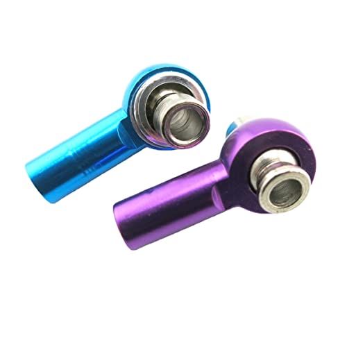 4pcs Metal Link Rod End M3 Ball Joint Head for RC Crawler Car Normal and Reverse Tooth Ball Linkage Head - color: L Thread