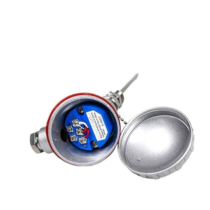 Temperature Transmitter PT100 Temperature Sensor 4-20mA Output -50-500 Degrees Temperature Transmitter(0-100 Degree 4-20mA,100mm) - color: 0-100 Degree 4-20ma, size: 100mm
