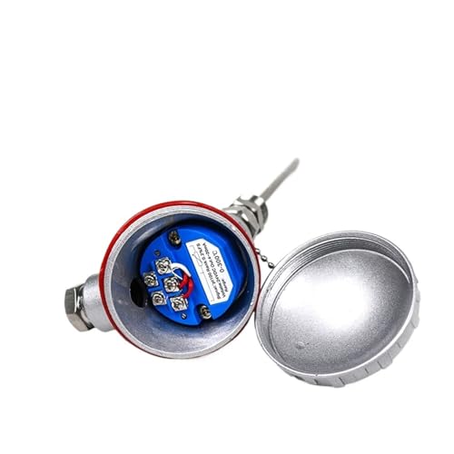 Temperature Transmitter PT100 Temperature Sensor 4-20mA Output -50-500 Degrees Temperature Transmitter(0-500 Degree 4-20mA,50mm) - color: 0-500 Degree 4-20ma, size: 50mm