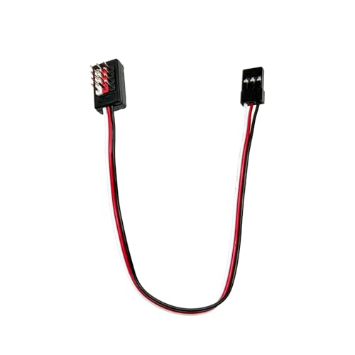 2Pcs 200mm JR Receiver Distribution Wire, Servo Extension Power Splitter Cable for 1/8 1/10 1/16 RC Car Crawler Truck, LED Roof Light Winch Cooling Fan ESC Battery Upgrade Parts