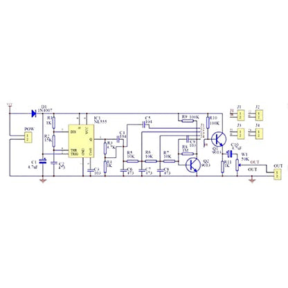 Soldering Practice Kit DIY Multiplex Waveform Generator Plug-in Circuit Kit Learn Soldering Kit for Beginners - style: DJJ002
