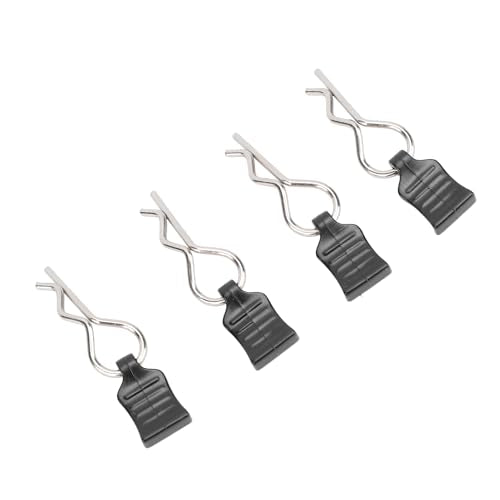 RC Car Body Pin with Pull Tabs Secure Connection Durable Plastic Metal Construction RC Body Clip for 124008 124010 124006 144016 144018 Hobbyists Racing Enthusiasts Off Road Use