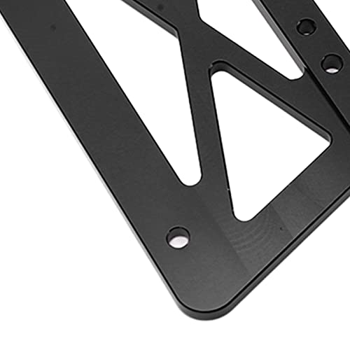 Aluminum Alloy Chassis Lift Plate Kit, for AXIAL SCX10 1/10 RC Climbing Car Chassis Elevation Modification (Black)