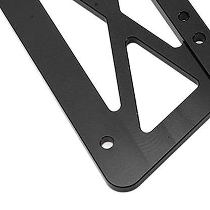Aluminum Alloy Chassis Lift Plate Kit, for AXIAL SCX10 1/10 RC Climbing Car Chassis Elevation Modification (Black)