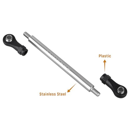 High Clearance Link Set Steel Lift Kit 50g for Traxxas TRX4M Defender Bronco Chassis Upgrades 1/18 RC Crawler Accessories, 8PCS