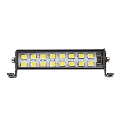 DKKY RC Roof Light Bar - 16 Lights for Traxxas TRX4, Axial SCX10, D90, CC01 1/10 RC Crawler Upgrade Parts
