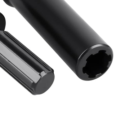 2PCS RC Drive Shafts Front Rear Centre Shaft Heavy Duty Steel for TRX4M 1/18 RC Crawler Upgrades (Black) - color: Black