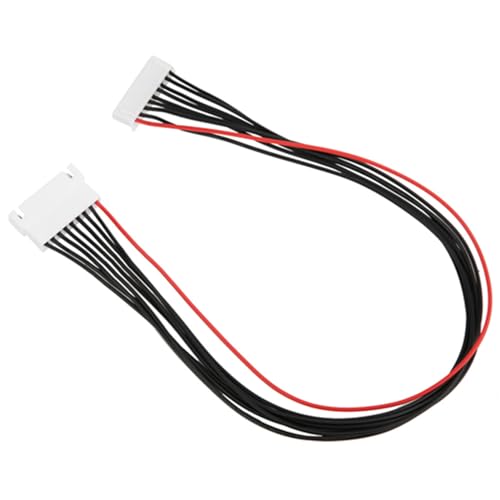 LiPo Balance Extension Wire, Plastic Metal JST XH 8S Balance Plug Extension Wire Set, 10 Pack 30cm Length, for LiPo Battery Charging RC Car Plane Replacement