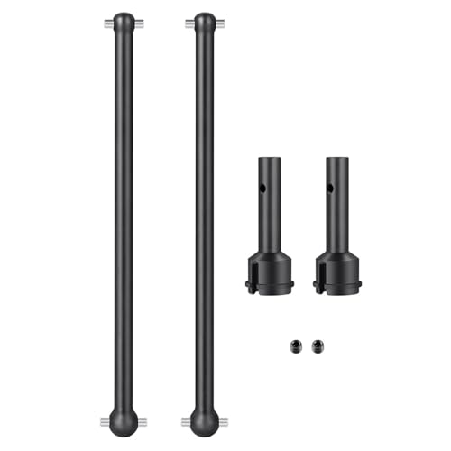 RC Car Drive Shafts for Arrma for Kraton V4 V5 1/8 Buggy RC Car Parts Driveshaft Front Rear Center Universal CVD Dog Bone Diff Cup Transmission Shaft Car Accessories(Rear CVD) - size: Rear CVD