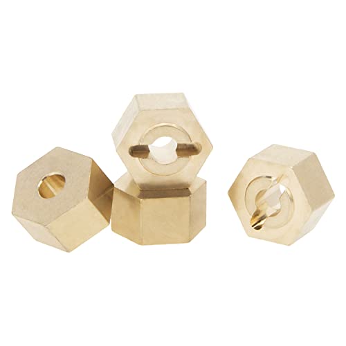 MEUS RACING UTB18 12mm Brass Hex Hub, CVD Axle Shaft, Stub Axle Kit for AXIAL UTB18 Capra Trail Buggy 1/18 RC Crawler #AXI212003#AXI212007#AXI212015 Upgrades Parts