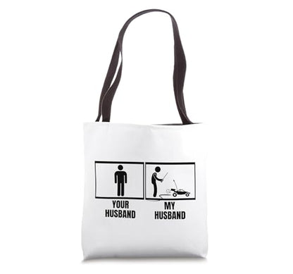 Remote Control Racing Your Husband My Husband Wife RC Cars Tote Bag