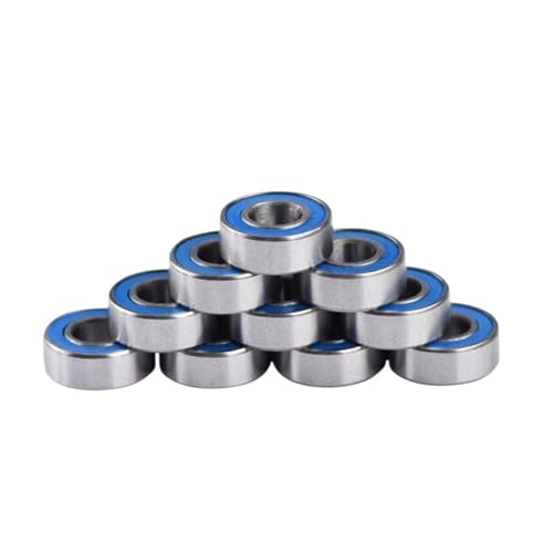 20/50/100pcs MR115RS Miniature Bearings Blue Sealed 5x11x4 mm ABEC-5 MR115-2RS Ball Bearing Parts for Hobby RC Car Truck(50PCS) - size: 50PCS