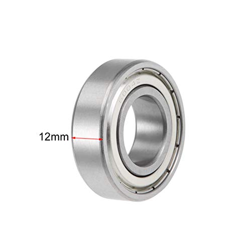 uxcell 6004ZZ Deep Groove Ball Bearings Z2 20mm X 42mm X 12mm Double Shielded Carbon Steel 2pcs - size: 20mmx42mmx12mm