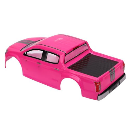 1/10 RC Truck Body Shell Exquisite Craftsmanship with Clear Patterns for Enhancing Fun and Personal Style in PVC (Pink) - color: Pink