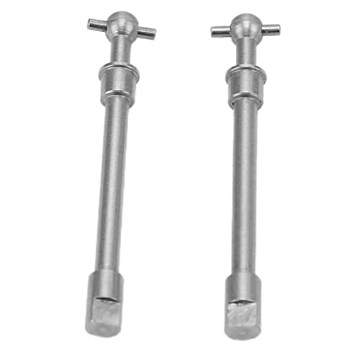 RC Front Axle Drive Shaft, Stainless Steel Front Axle Drive Shaft Replacement for SCX24 1/24 RC Crawler Car Upgrade Parts Accessory