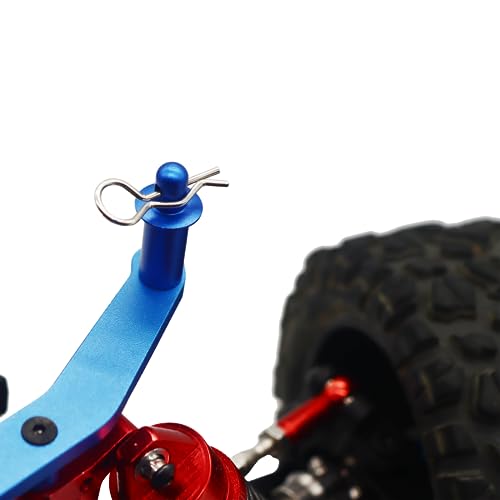 100pcs Universal RC Body Clips Pins for All 1/8 1/10 1/12 Scale Traxxas Redcat HPI Himoto HSP Exceed RC Car Truck Crawler (Silver)