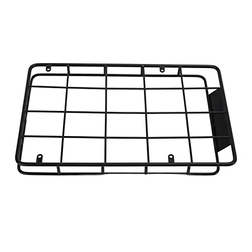 RC 1/10 Metal Roof Rack, RC Crawler Accessories High Strength RC Luggage Carrier RC Roof Rack RC Roof Luggage Rack for Axial SCX10 1/10 RC Crawler