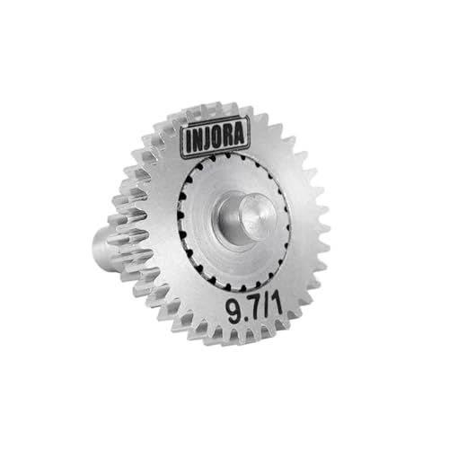 INJORA Stainless Steel 9.7:1 Overdrive Transmission Gear for 1/18 TRX4M RC - size: 9.7:1