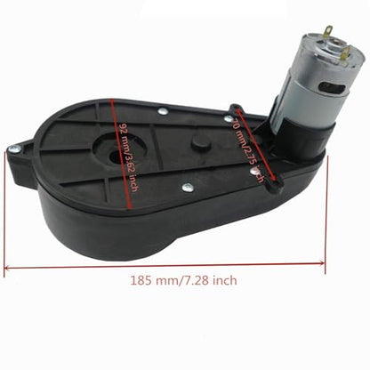 weelye 2Pcs 12V 40000RPM High Speed RS550 Drive Motor Gearbox with 2Pcs 3.5cm Drive Card Components,Replacement for Children ´s Riding Jeep SUV Car Electric Vehicles