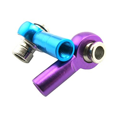 4pcs Metal Link Rod End M3 Ball Joint Head for RC Crawler Car Normal and Reverse Tooth Ball Linkage Head - color: R Thread