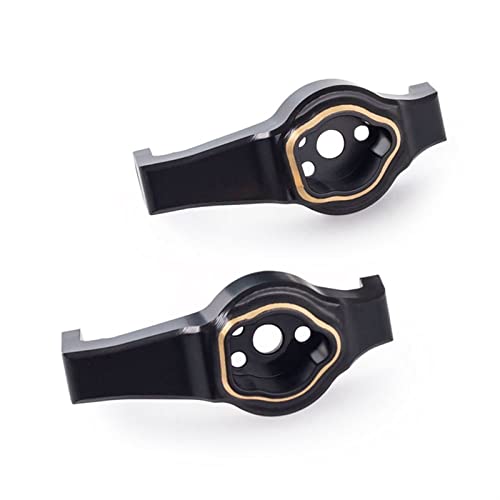 6Pcs Brass Portal Drive Axle Housing Steering Knuckle Caster Block Set for RC Crawler for for Traxxas TRX4 TRX6 Upgrade Parts Modification Accessories