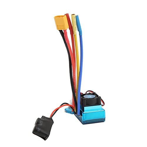 120A RC Brushless ESC and with Programmable Features 9th Acceleration XT60 Plug Ideal for 10 and 8 RC Car Enthusiasts and Hobbyists