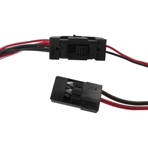 Upgraded 4-way LED Light On/off Controller Switch Y Cable for 1/10 TRX-4 SCX10 RC Crawler