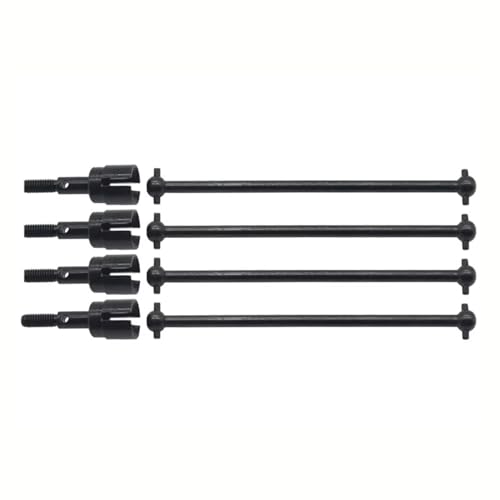 Rc Parts Compatible with HSP 94111 94108 94170 1/10 RC Car Parts 4Pcs Steel Dogbone Drive Shaft Wheel Axle Replacement 08029 02033
