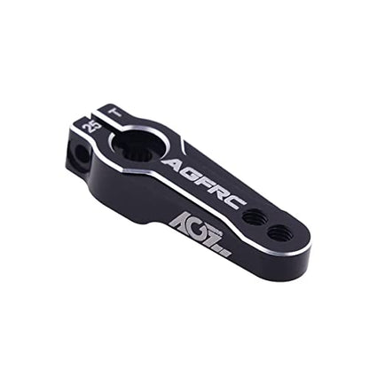AGFRC 25T Metal Servo Horn for 1/10 1/8 Scales RC Cars(HSS16AG) | CNC Machined AL7075, 3.8g, 31mm Length, Clamping Design, For 1/10 & 1/8 RC.Servos