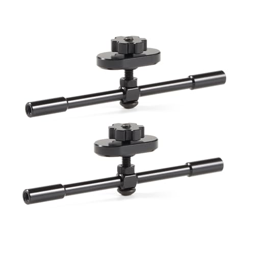 Aluminum Ultra-Light Body Mounts Chassis Brace, 70mm Width, 2 Sets | 7075 Aluminum CNC Machined, Black Anodized, with M3 Hardware, 5.9g Compact Lightweight