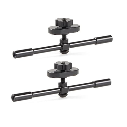 Aluminum Ultra-Light Body Mounts Chassis Brace, 70mm Width, 2 Sets | 7075 Aluminum CNC Machined, Black Anodized, with M3 Hardware, 5.9g Compact Lightweight
