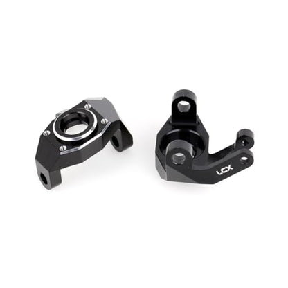 LCX Racing 1/6 RC Crawler Car CNC Machined Aluminum AR90 Front Axle Steering Knuckles L/R for Axial SCX6 AXI05000, Upgrades Parts Accessories